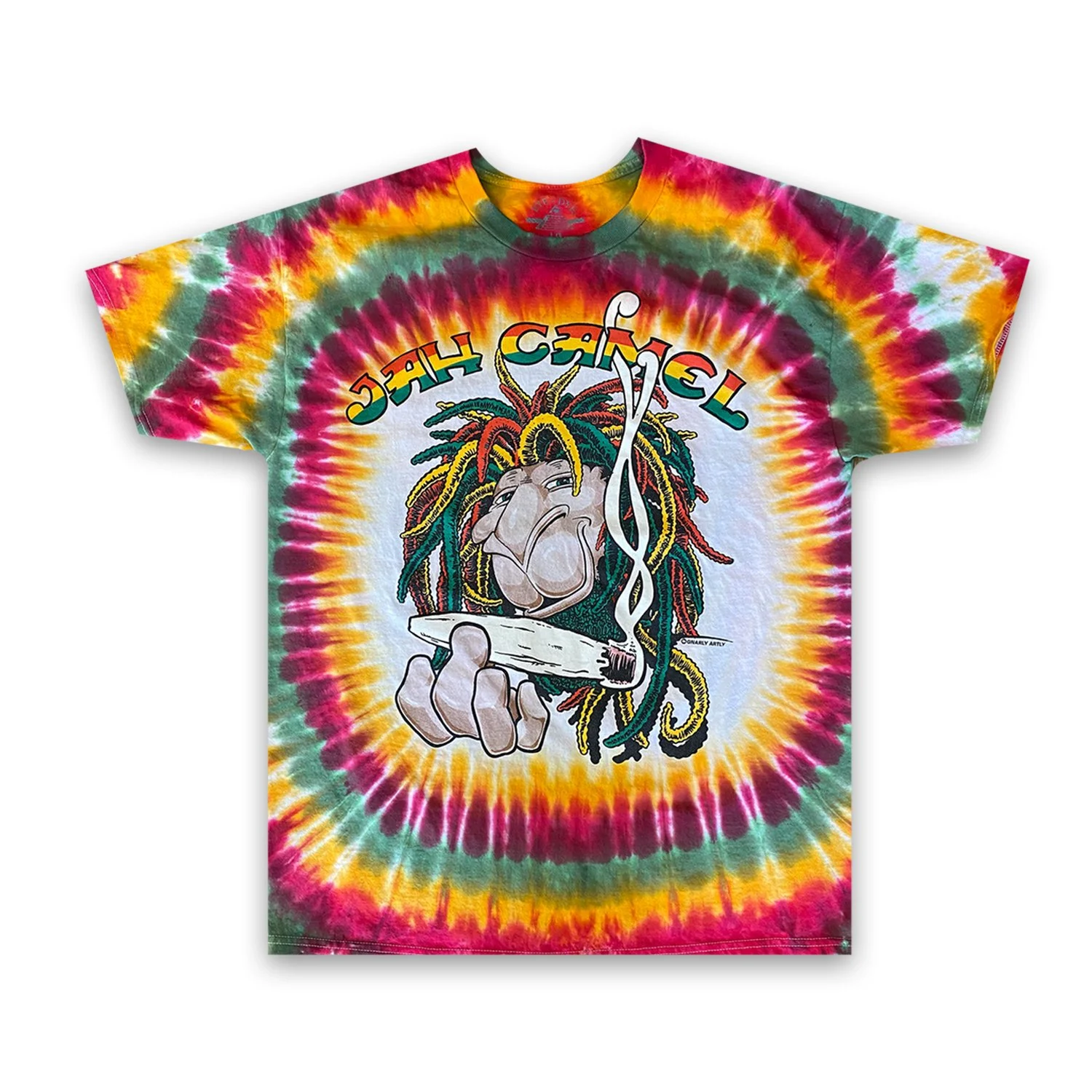 Jah Camel Tie-Dye T-Shirt | Cannabis Themed Apparel — Eye-Dye